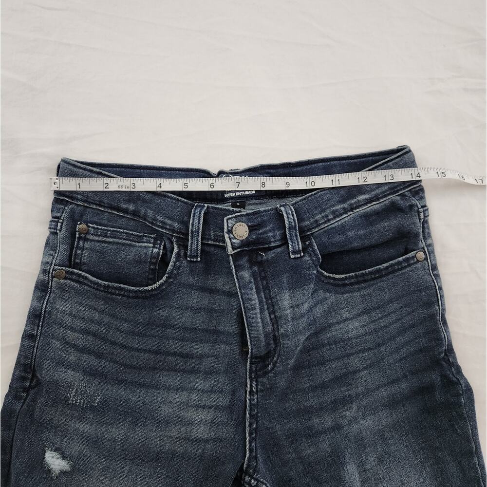 Art Class Youth Super Skinny Pants Size 16 Blue Y2K Style - Picture 7 of 11